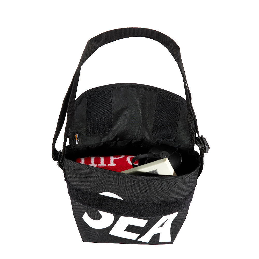 NY Messenger Bag (XXS) Wind and Sea Black - Manhattan Portage