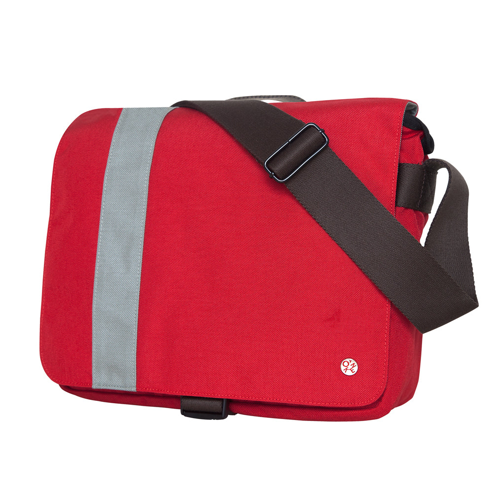 Astor Shoulder Bag (M) RED/GRY - Manhattan Portage