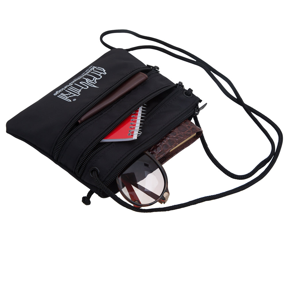 Triple Zipper Pouch Black - Manhattan Portage