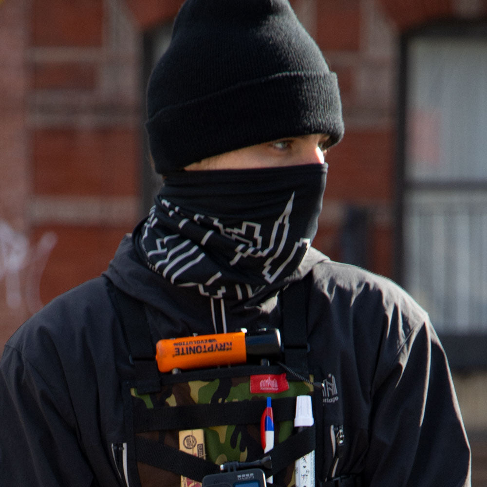 MP Neck Warmer L Black - Manhattan Portage