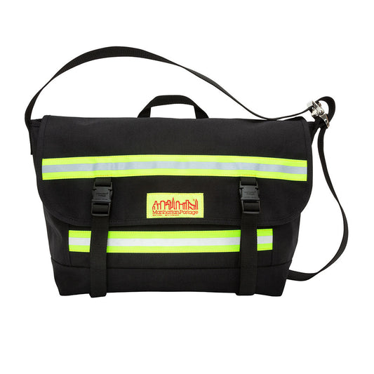 Pro Bike Messenger Bag with Stripes (MD) Black - Manhattan Portage