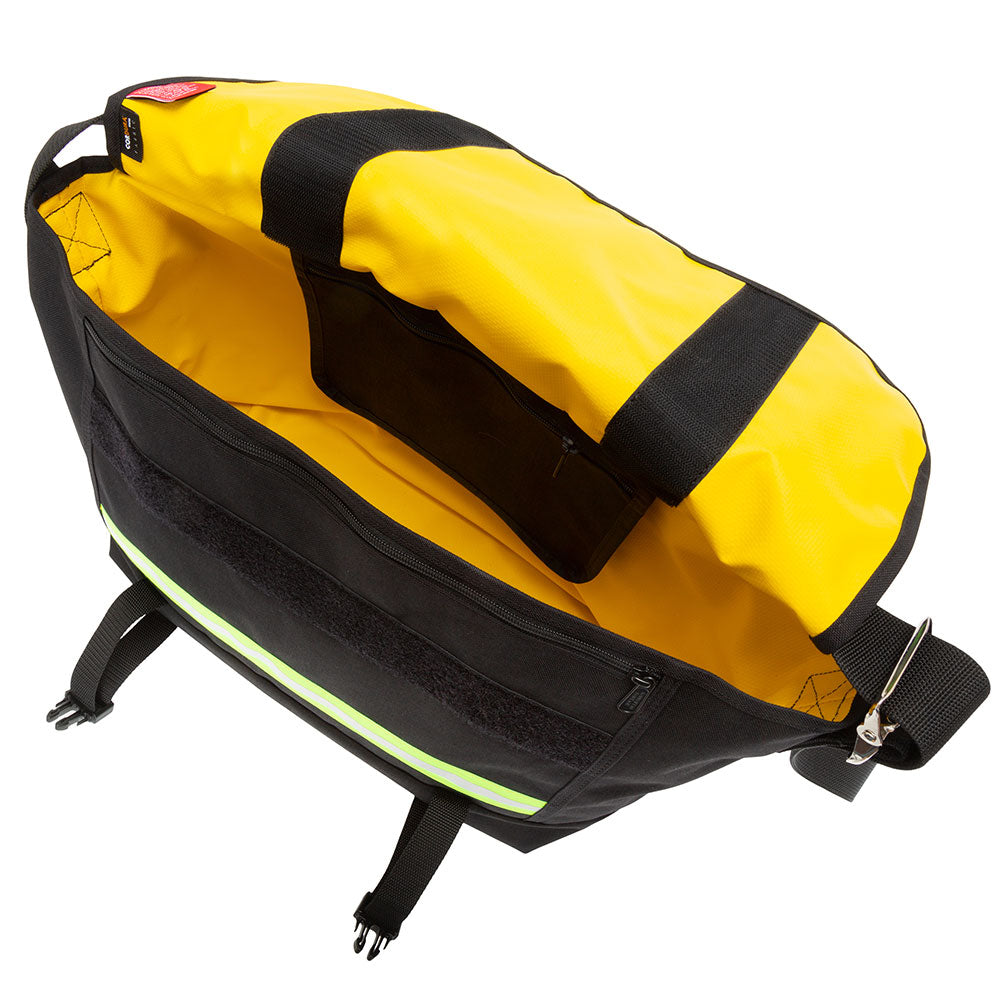 Pro Bike Messenger Bag with Stripes (MD) Black - Manhattan Portage