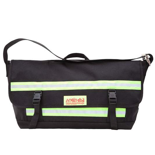 Pro Bike Messenger Bag with Stripes (LG) Black - Manhattan Portage
