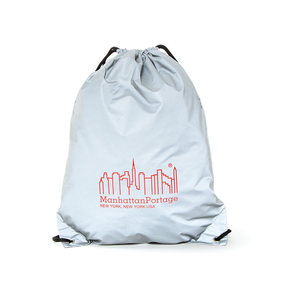 Luminosity Drawstring Bag Silver - Manhattan Portage