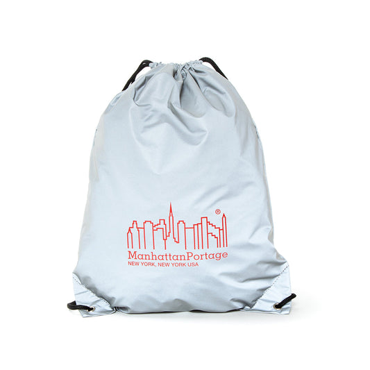 Luminosity Drawstring Bag Silver - Manhattan Portage