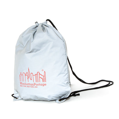 Luminosity Drawstring Bag Silver - Manhattan Portage