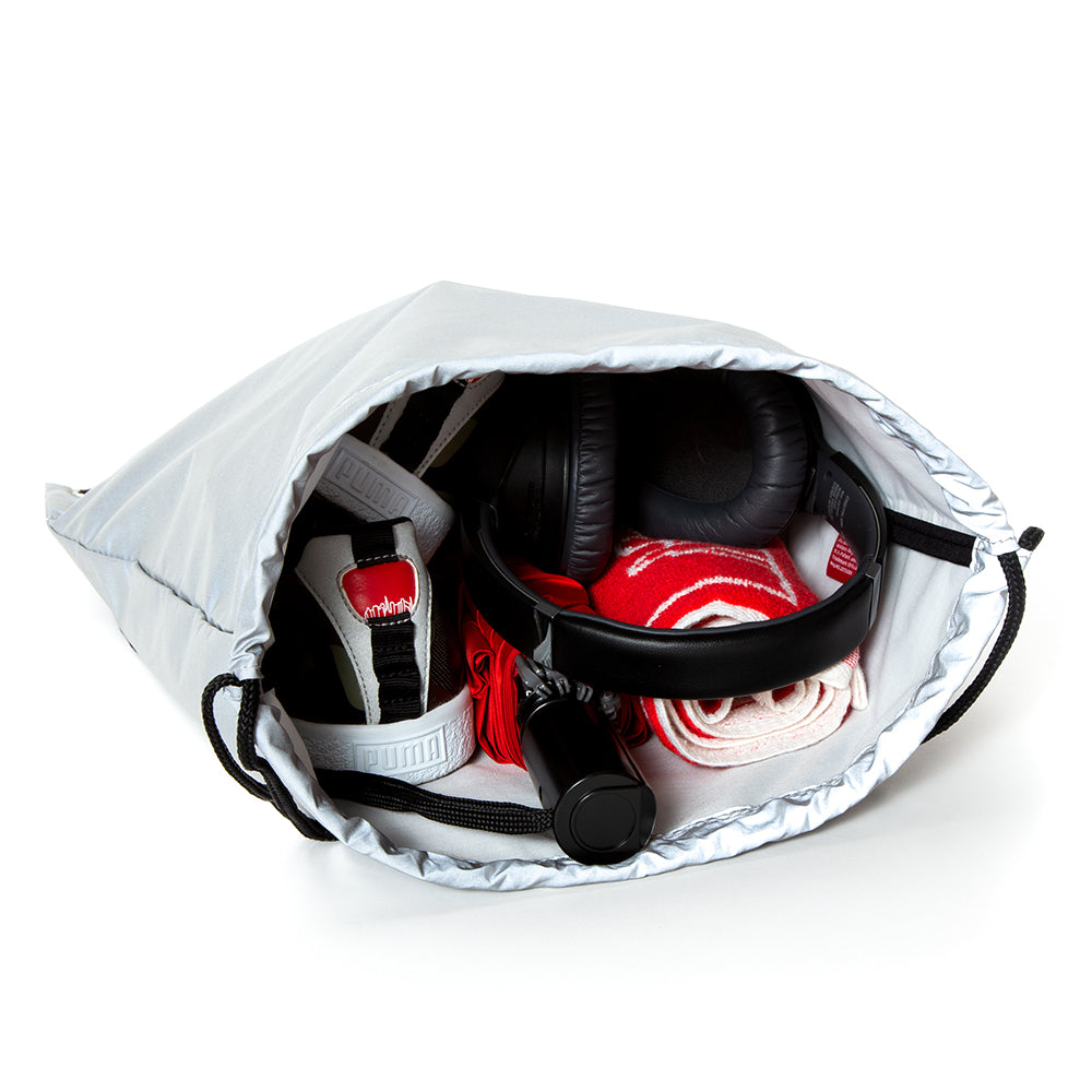 Luminosity Drawstring Bag Silver - Manhattan Portage
