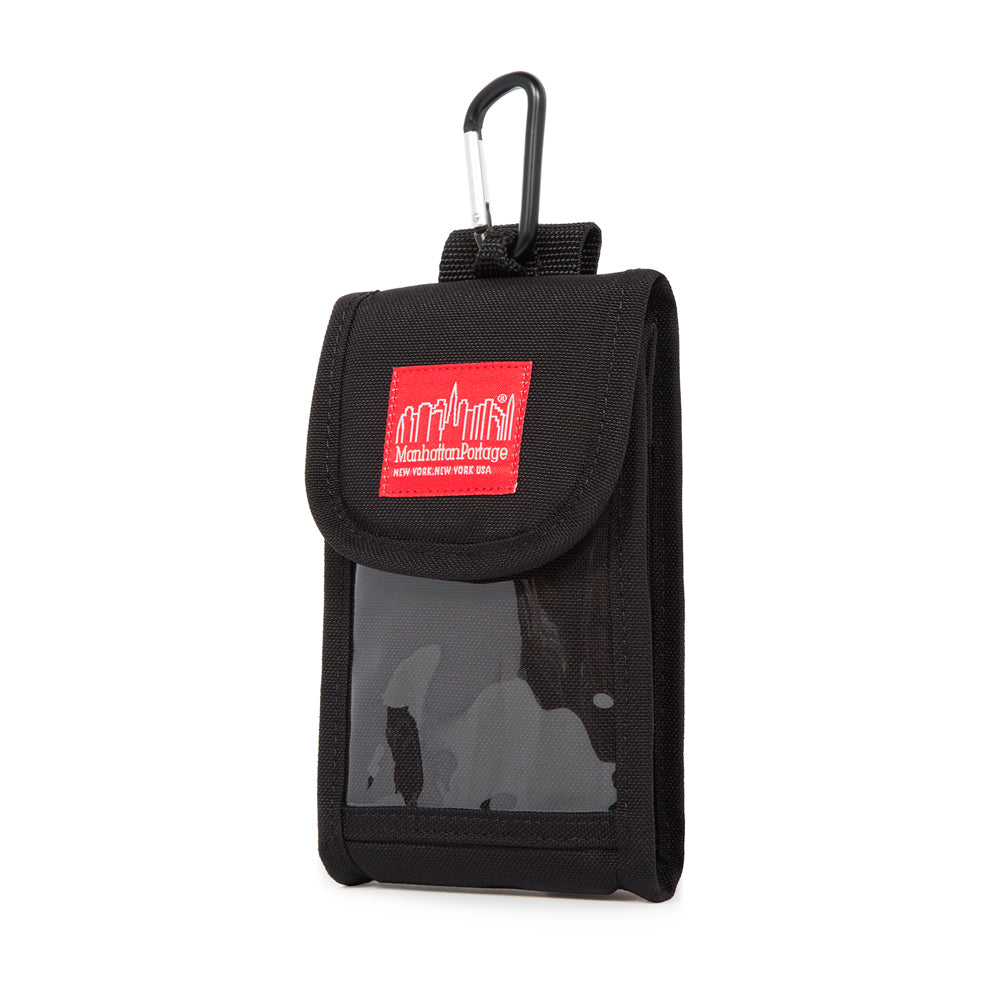 Smartphone Case (L) W/Clear Pocket Black - Manhattan Portage