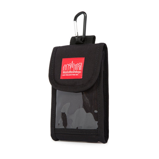 Smartphone Case (L) W/Clear Pocket Black - Manhattan Portage
