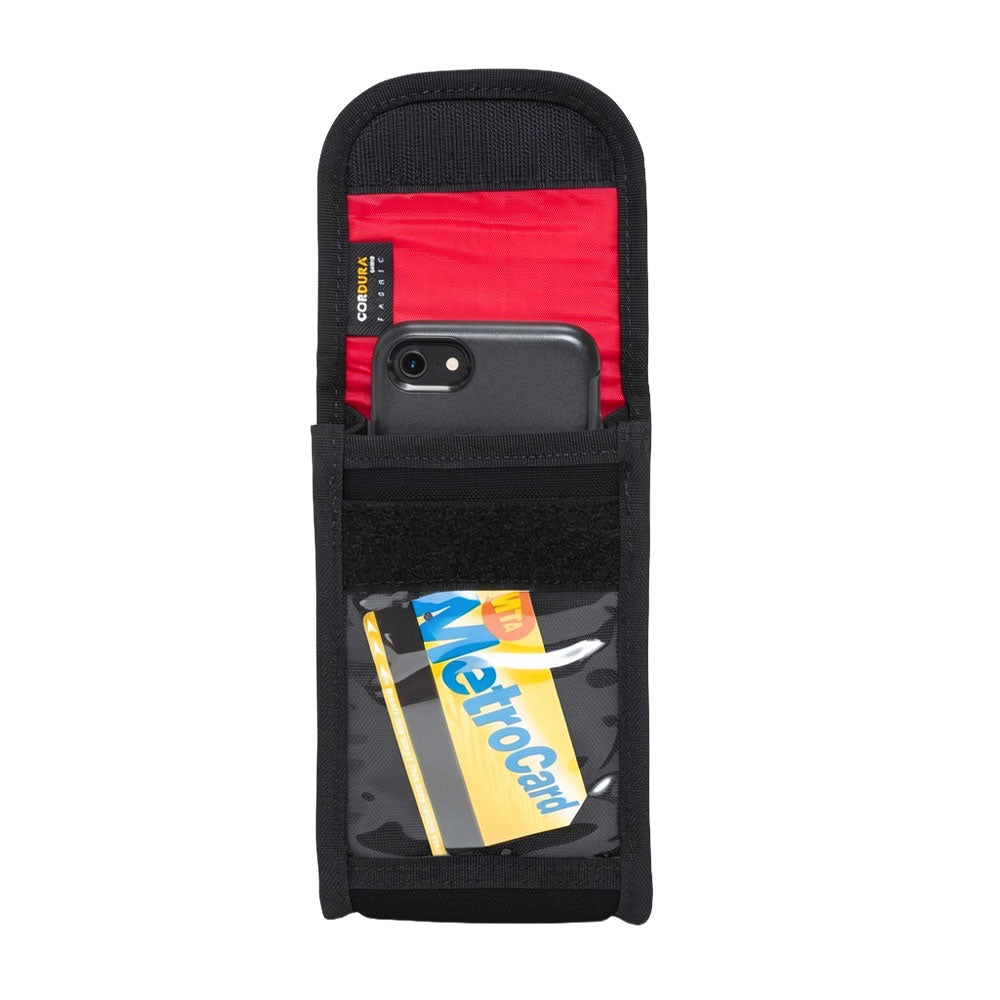 Smartphone Case (L) W/Clear Pocket Black - Manhattan Portage