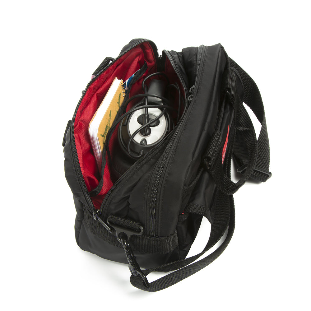 Flight Nylon Lenox Shoulder Bag Black - Manhattan Portage