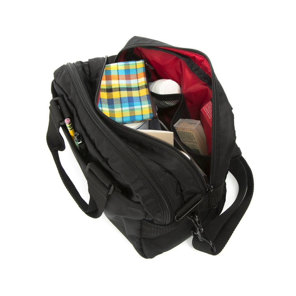 Flight Nylon Lenox Shoulder Bag Black - Manhattan Portage