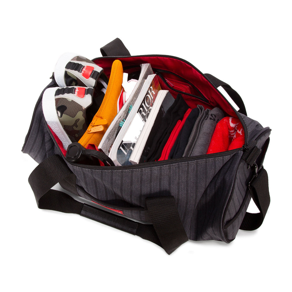 Herringbone Chelsea Drum Bag Grey - Manhattan Portage
