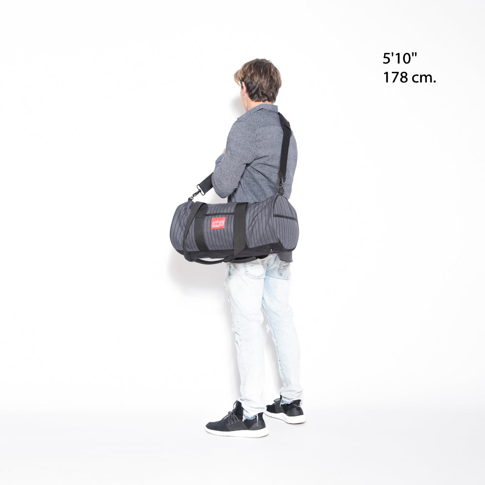 Herringbone Chelsea Drum Bag Grey - Manhattan Portage