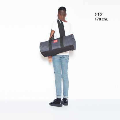 Herringbone Chelsea Drum Bag Grey - Manhattan Portage
