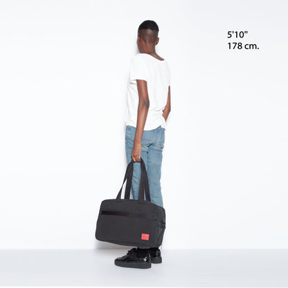 Waxed Nylon Amboy Tote Black - Manhattan Portage