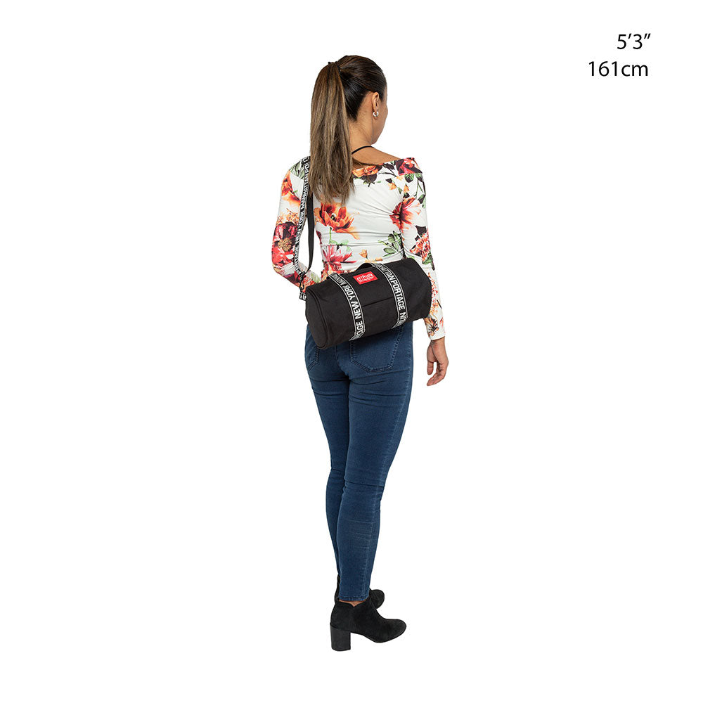 Emblem Chelsea Shoulder Bag Black - Manhattan Portage