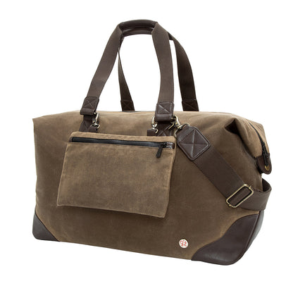 Lafayette Waxed Duffel Bag (L) Dark Brown - Manhattan Portage
