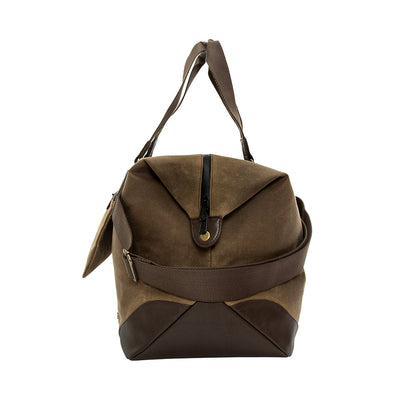 Lafayette Waxed Duffel Bag (L) Dark Brown - Manhattan Portage