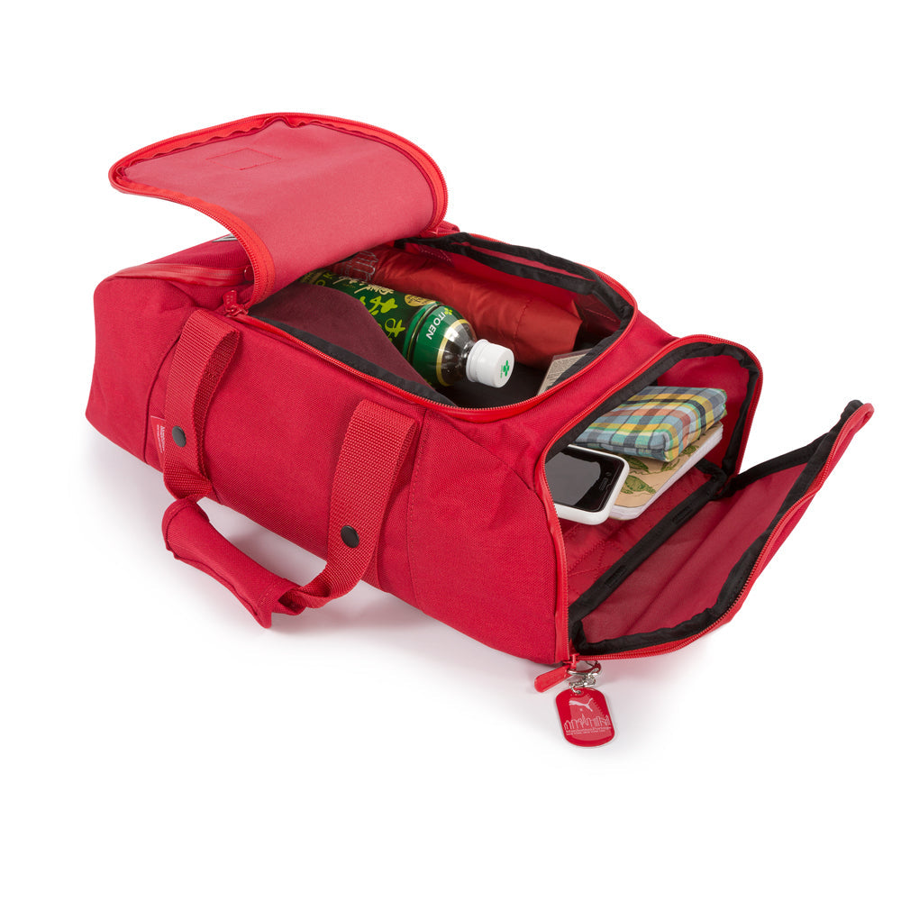 PUMA Ludlow Convertible Backpack JR Red - Manhattan Portage