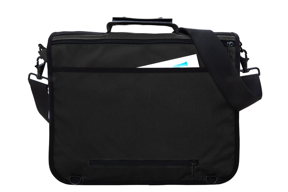 The Wallstreeter With Back Zipper Black - Manhattan Portage
