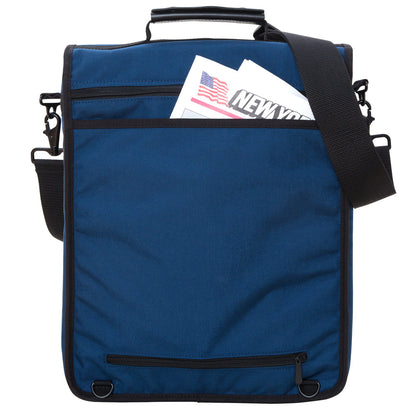 Commuter Laptop Bag (17 in.) With Back Zipper Navy - Manhattan Portage