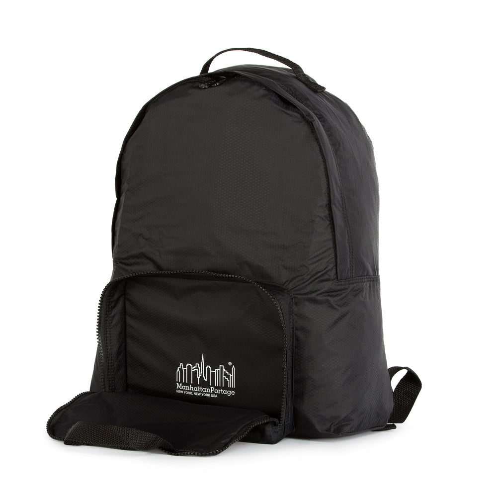 Packable Big Apple Backpack (MD) JR Black - Manhattan Portage