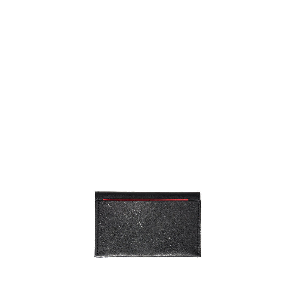 Leather Card Case Black - Manhattan Portage
