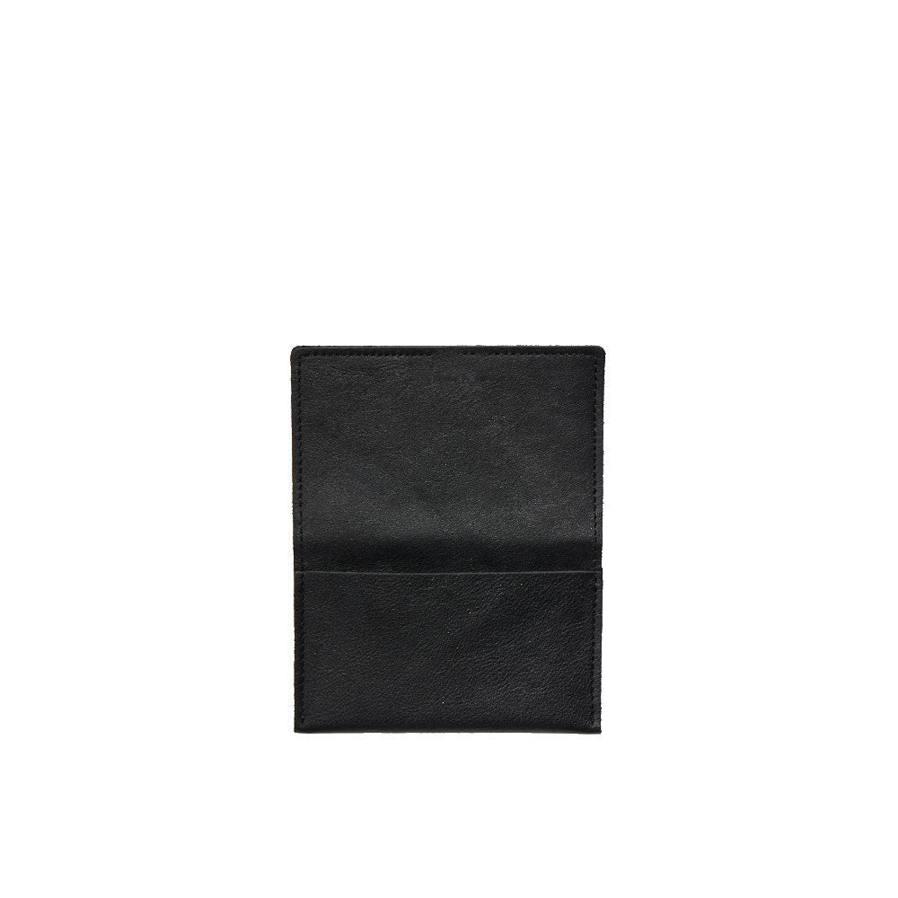 Leather Card Case Black - Manhattan Portage