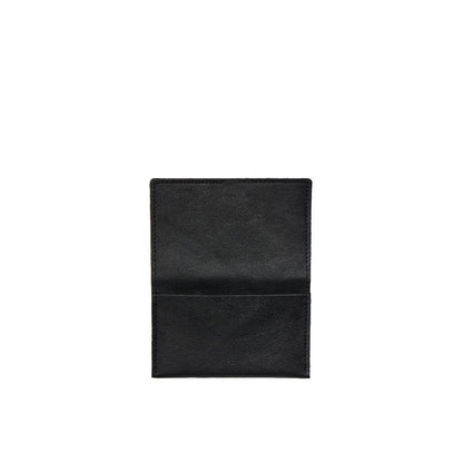 Leather Card Case Black - Manhattan Portage