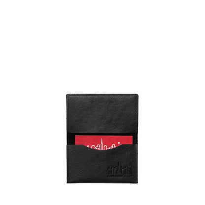Leather Card Case Black - Manhattan Portage