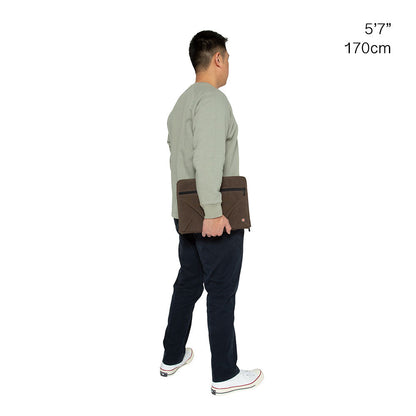 Waxed Nylon Woodlawn Portfolio Dark Brown - Manhattan Portage