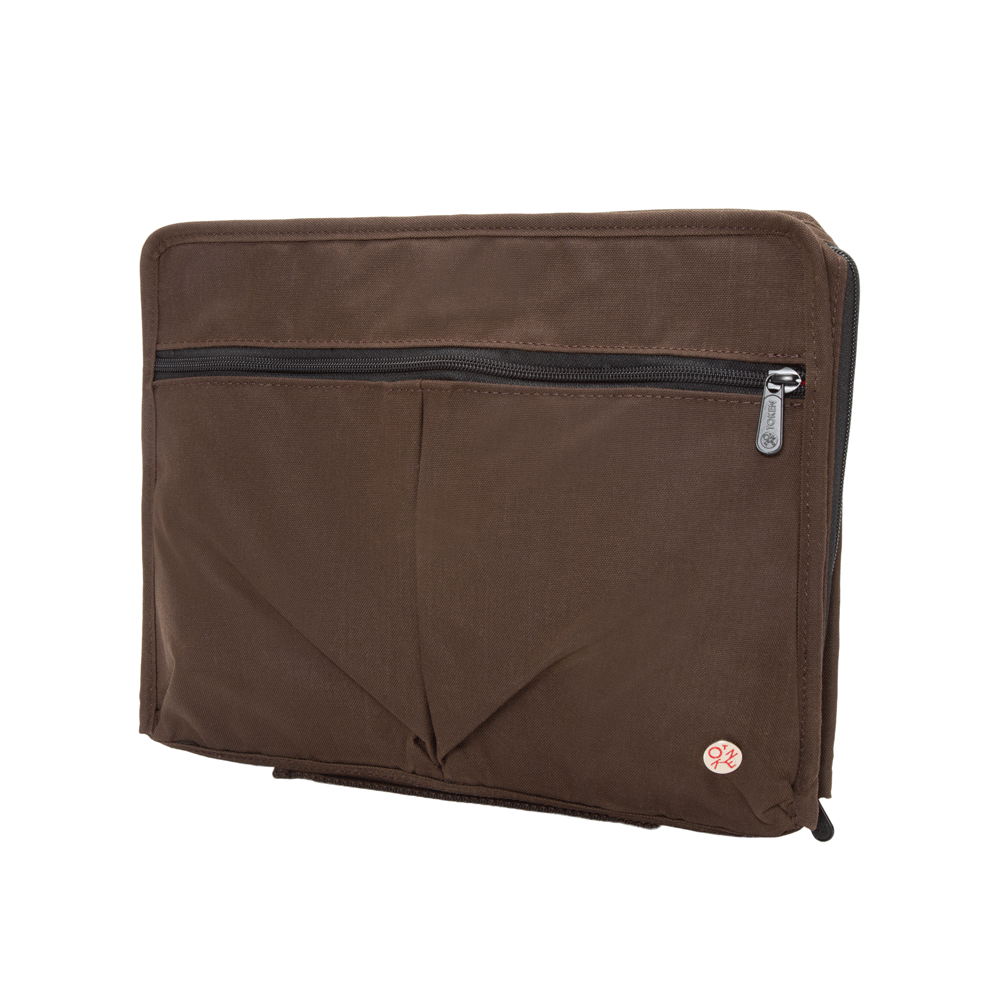 Waxed Nylon Woodlawn Portfolio Dark Brown - Manhattan Portage