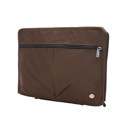 Waxed Nylon Woodlawn Portfolio Dark Brown - Manhattan Portage
