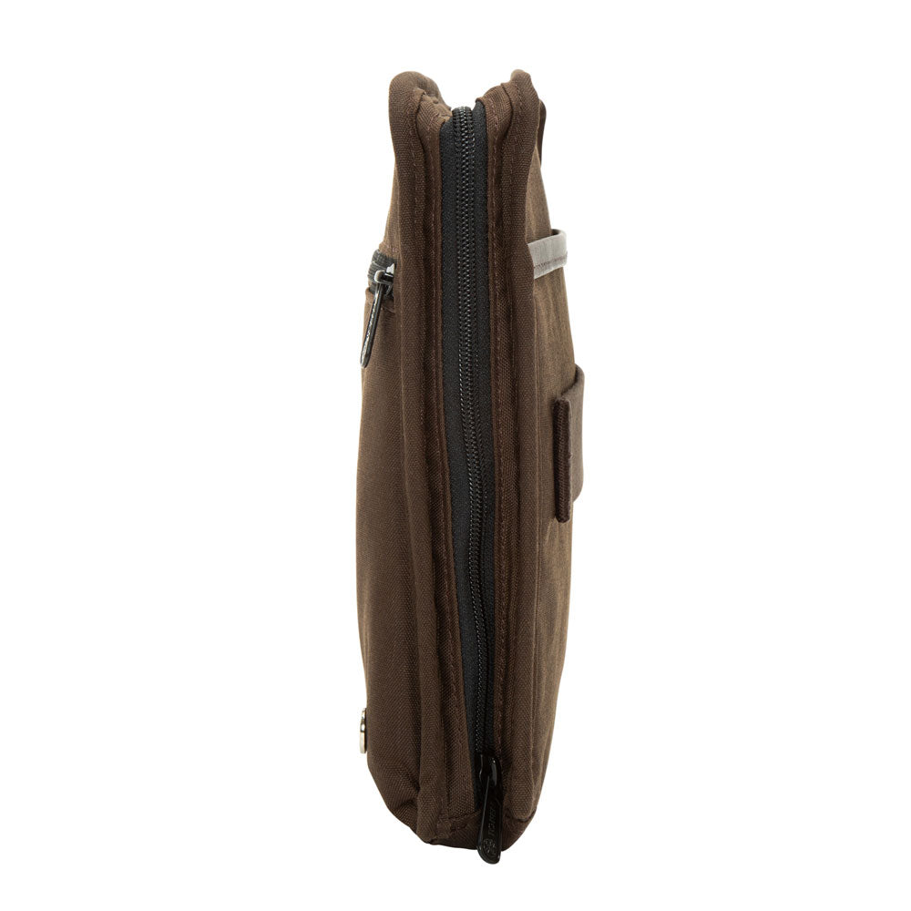 Waxed Nylon Woodlawn Portfolio Dark Brown - Manhattan Portage
