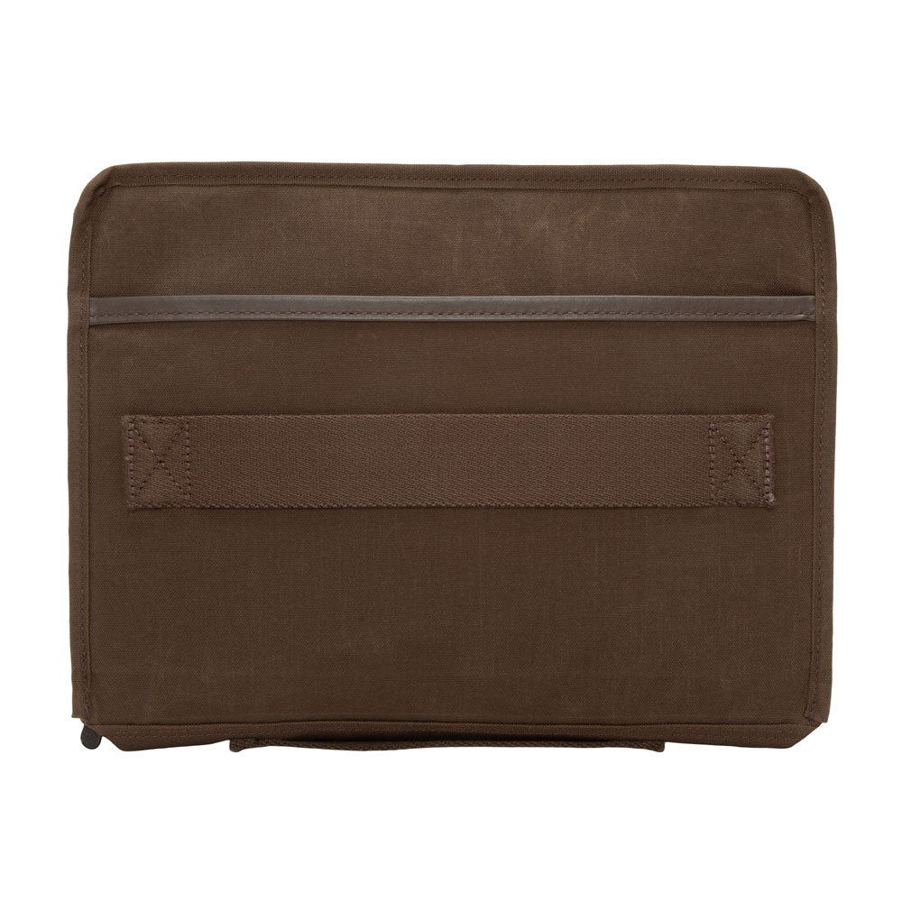 Waxed Nylon Woodlawn Portfolio Dark Brown - Manhattan Portage