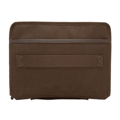 Waxed Nylon Woodlawn Portfolio Dark Brown - Manhattan Portage