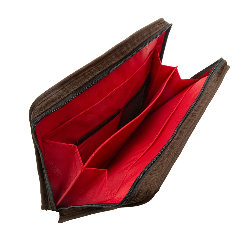 Waxed Nylon Woodlawn Portfolio Dark Brown - Manhattan Portage