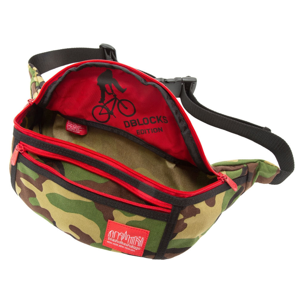 Dblocks Alleycat Waist Bag CAM/RED - Manhattan Portage