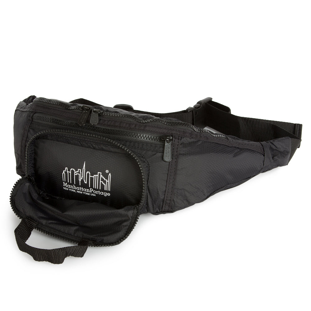 Packable Alleycat Waist Bag Black - Manhattan Portage