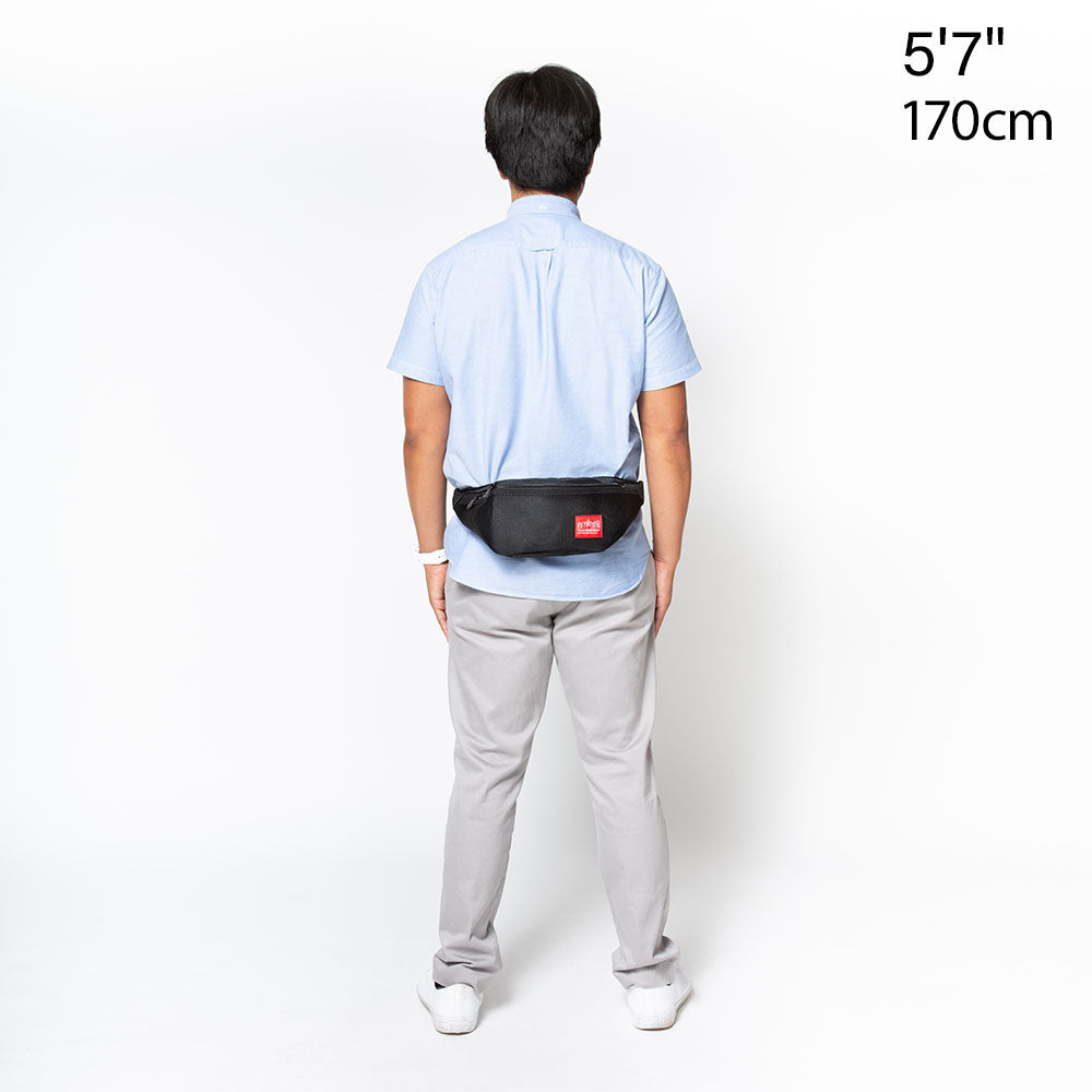 Mesh Brooklyn Bridge Waist Bag Black - Manhattan Portage