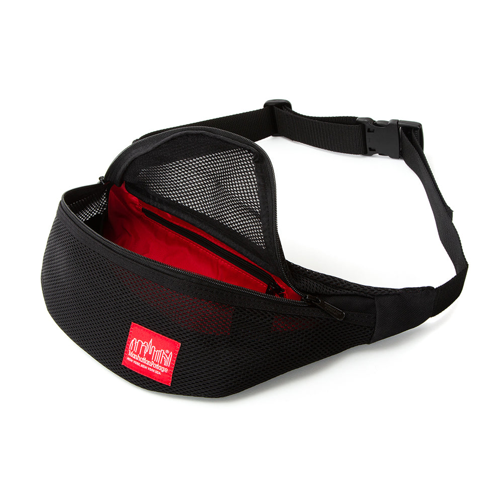 Mesh Brooklyn Bridge Waist Bag Black - Manhattan Portage