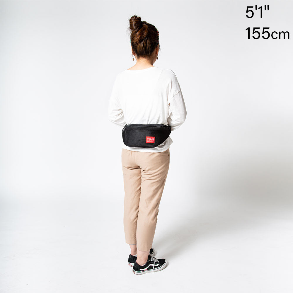 Mesh Brooklyn Bridge Waist Bag Black - Manhattan Portage