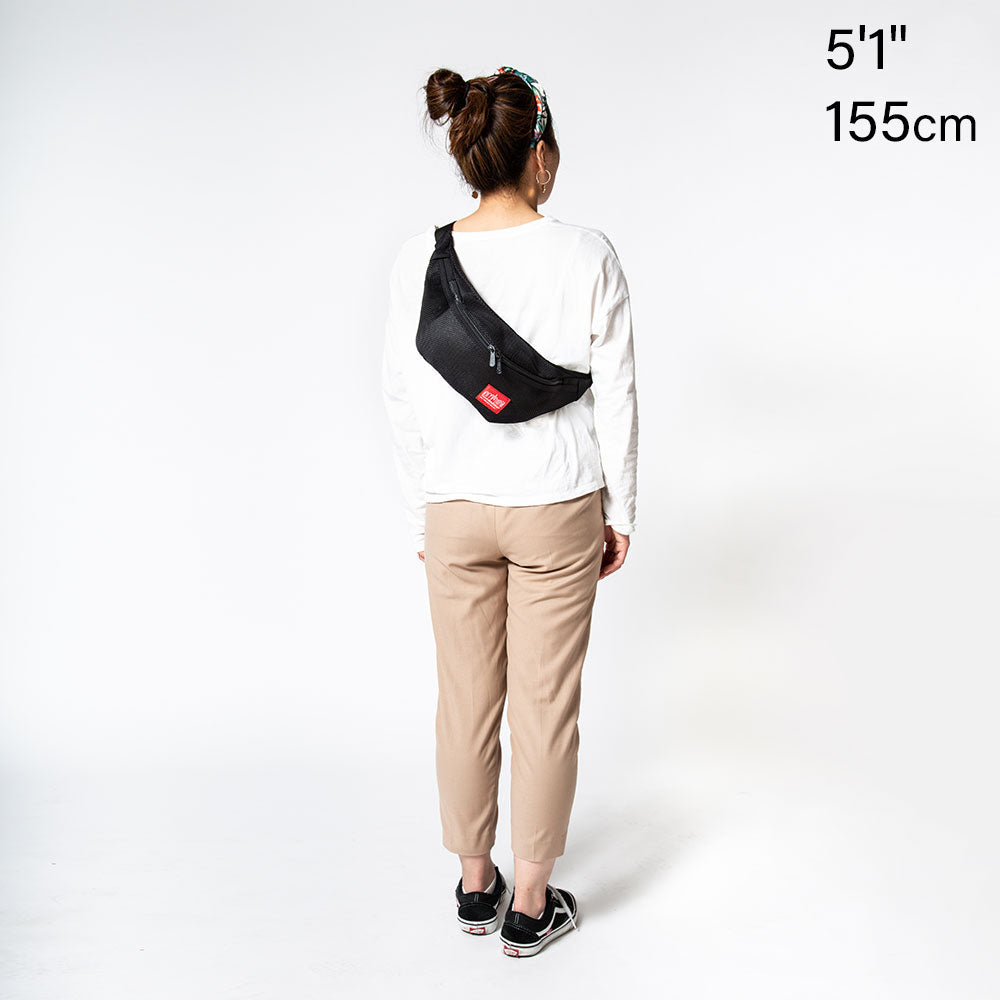 Mesh Brooklyn Bridge Waist Bag Black - Manhattan Portage