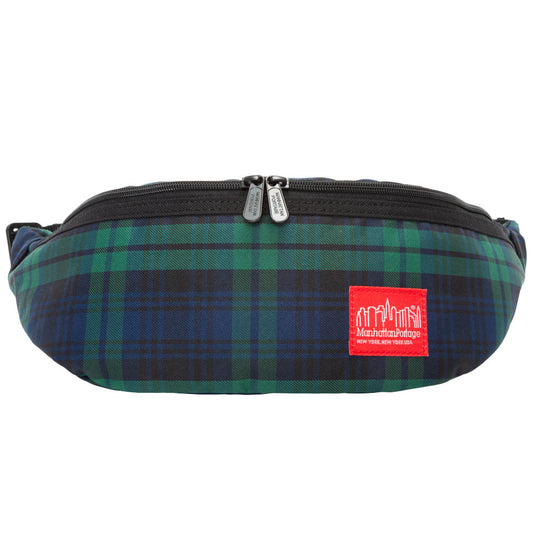 Plaid Brooklyn Bridge Waist Bag Green - Manhattan Portage