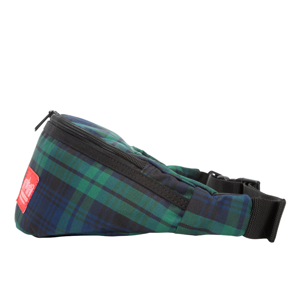 Plaid Brooklyn Bridge Waist Bag Green - Manhattan Portage