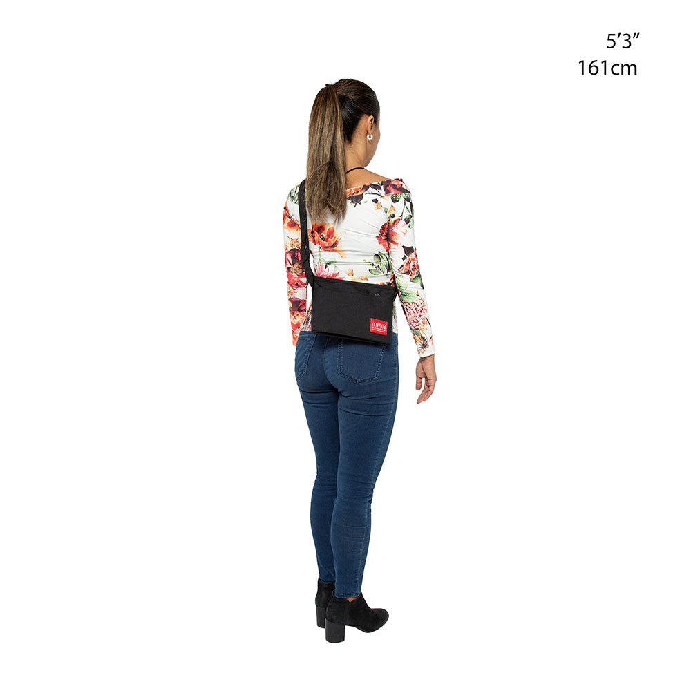 Ithaca Shoulder Bag (SM) Black - Manhattan Portage