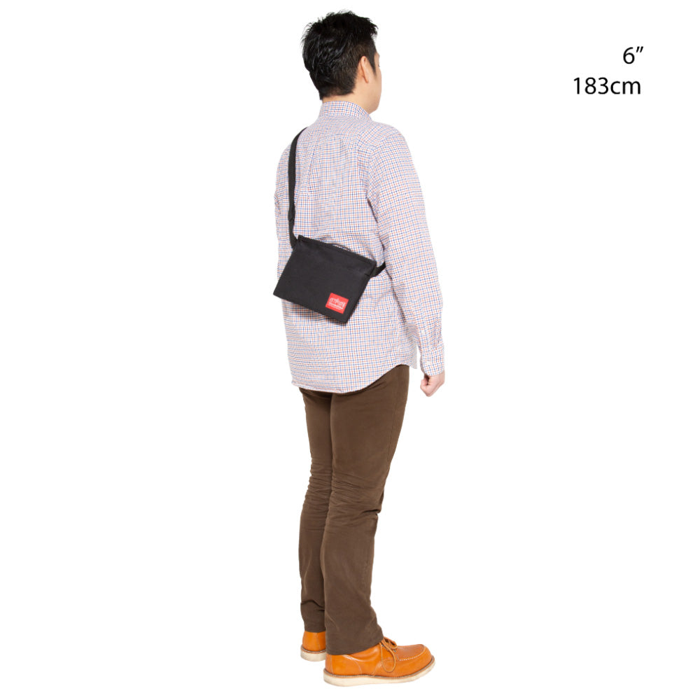 Ithaca Shoulder Bag (SM) Black - Manhattan Portage