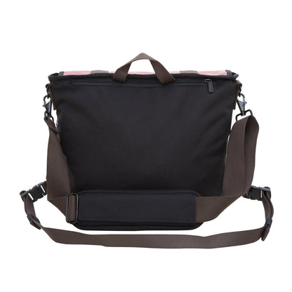 Lorimer Enamel Messenger Bag (M) Black - Manhattan Portage