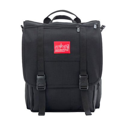 Commuter Laptop Bag (17") W/ Back Zipper Ver. 2 Black - Manhattan Portage
